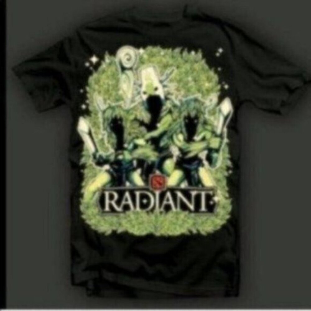 NWT Dota 2 Men’s Black & Green Short Sleeve Team Creeps Steam T-Shirt Size S